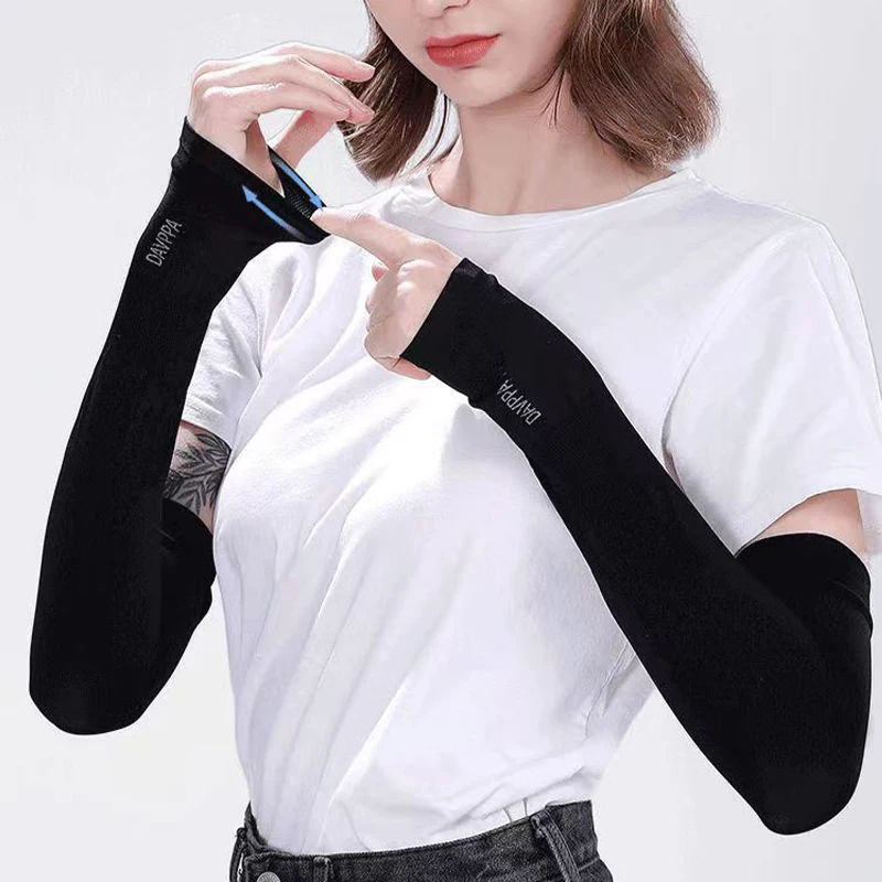 

Ice Sleeve Men's and Women's Arm Guard Summer Ice Silk Sunscreen Sleeve Gloves Outdoor Ice Sleeve Anti-ultraviolet Thin Section