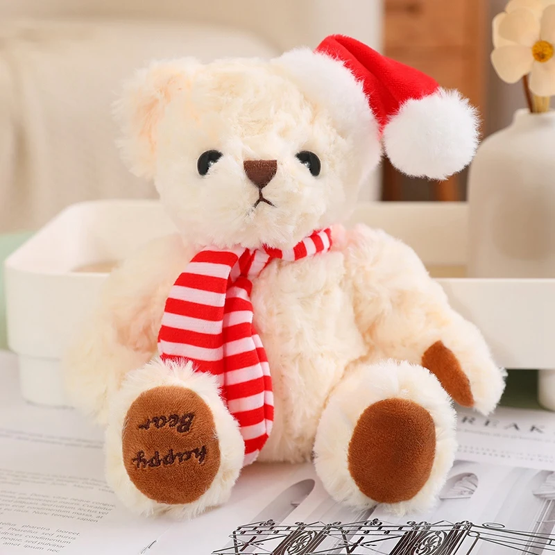 1 osito de peluche navideño de 20 cm para disfrazarse, suave, para ...