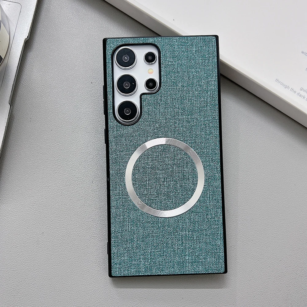 Luxury Magnetic Wireless Charging Phone Case Cover