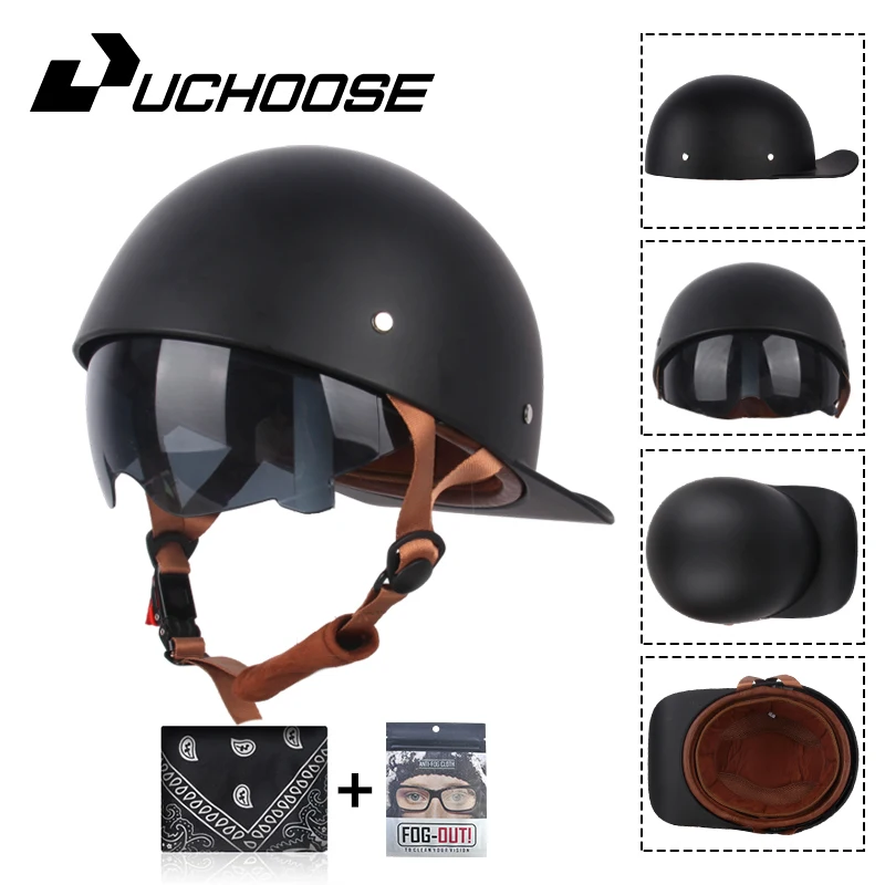 

2024 Adult Open Face Summer Retro Motorcycle Vintage Half Helmet Baseball Cap Helmets Children Riding Motocross Men Women Kid