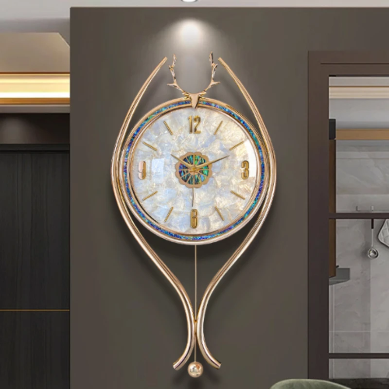 

Роскошные стильные настенные часы, дизайнерские большие домашние современные настенные украшения для гостиной