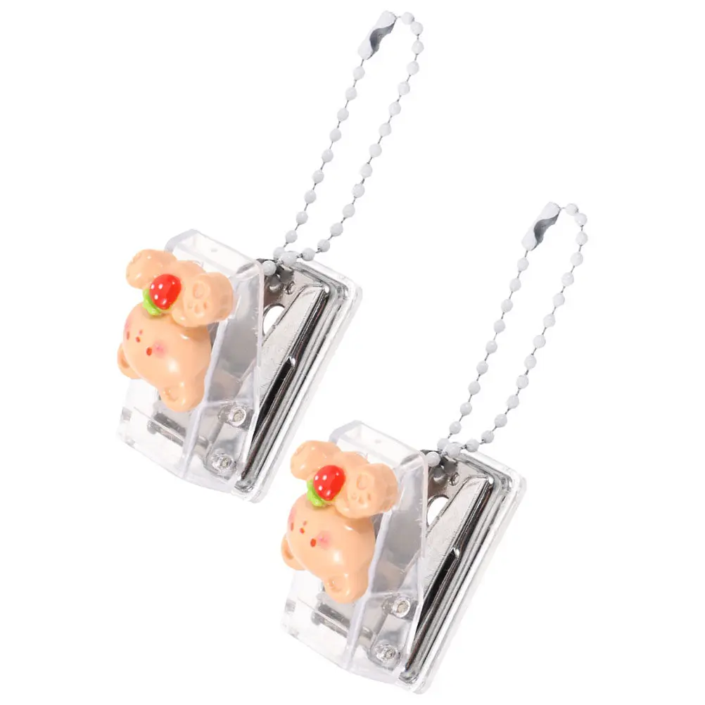 2Pcs 홀 펀치 다기능 휴대용 사무실 종이 펀처 가정용 플래너 공예 카드 스크랩북 DIY 종이 홀 펀치