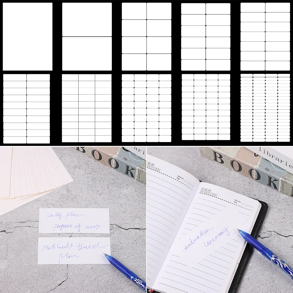 Multifunction Labels Sticker 5 sheets White Self-adhesive Address Labels Sticker for Inkjet/Laser Printer Office School Supplies - 5
