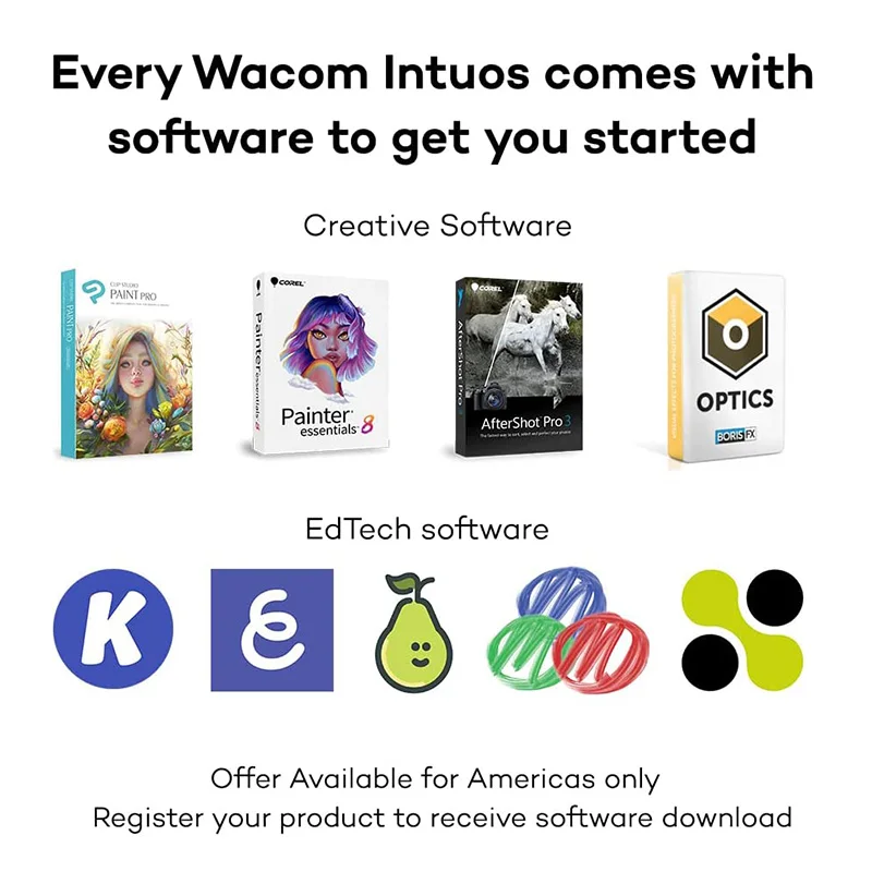 Wacom Intuos Medium Bluetooth Graphics Drawing Tablet with 4 Customizable ExpressKeys for Teachers Students and Creators - Image 5