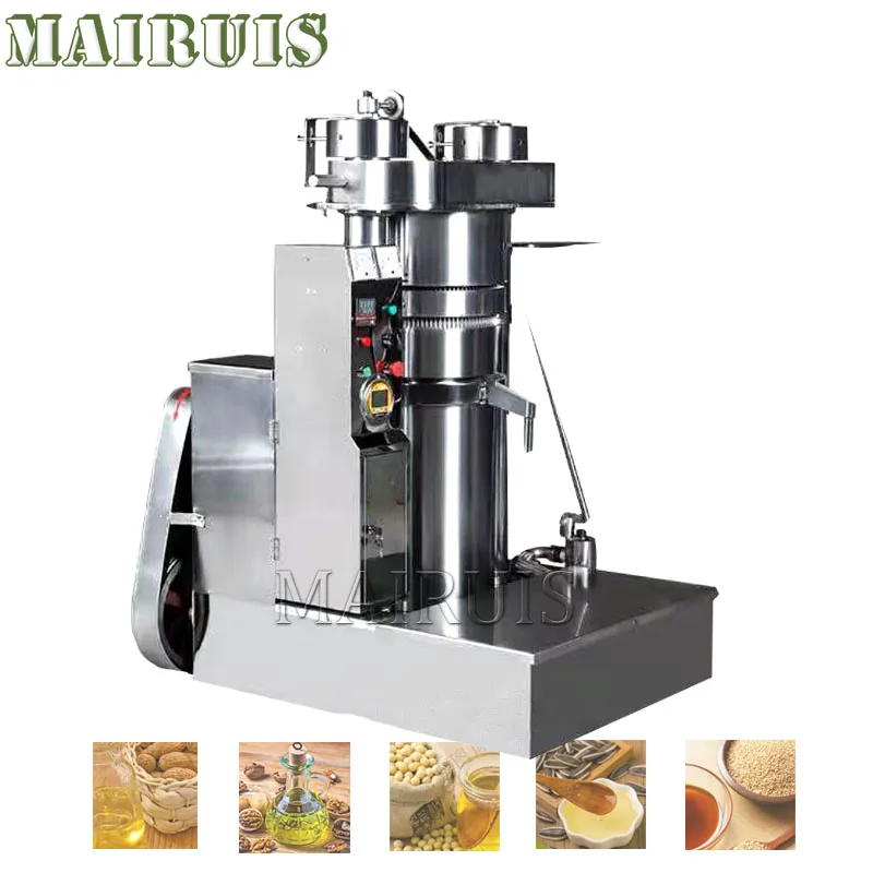 Automatic Cold Press Oil Machine Sunflower Seeds Oil Extractor Olive Oil Press Extract Oil Cold Press Machine