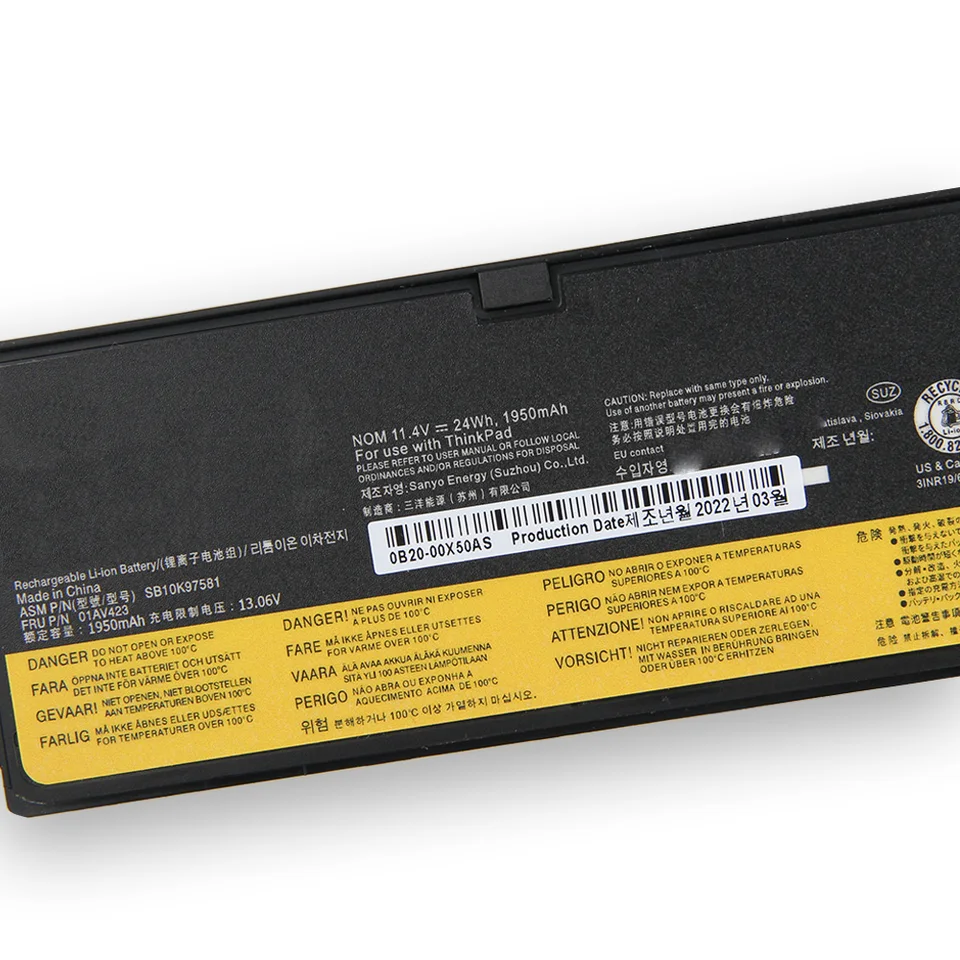 新しい交換用バッテリーレノボ Thinkpad T480 T470 T580 T570 A475