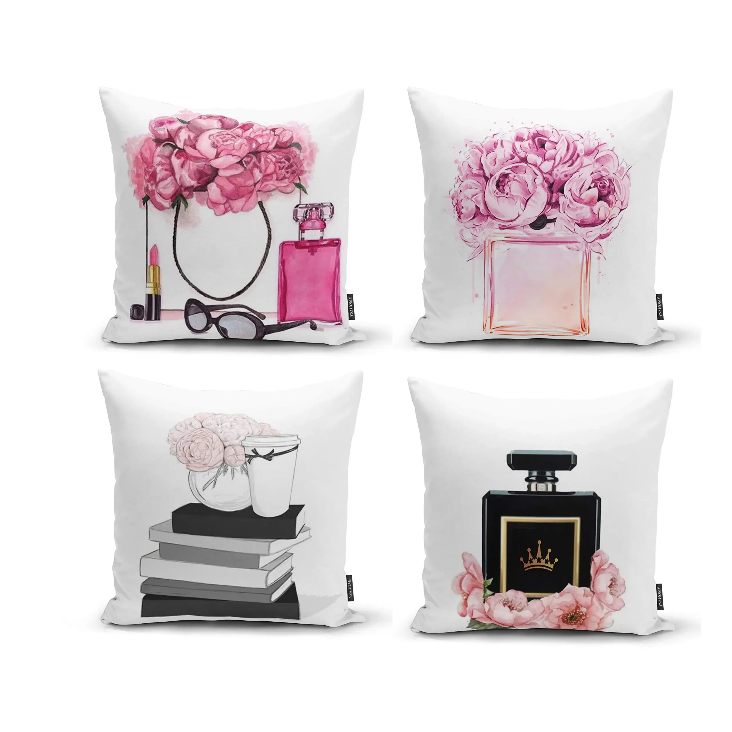 

Fashionable Women's Favorite Short Plush Pillowcase 40*40 Living Room Sofa Cushion Cover Home Decor Pillowcase60*60 Customizable