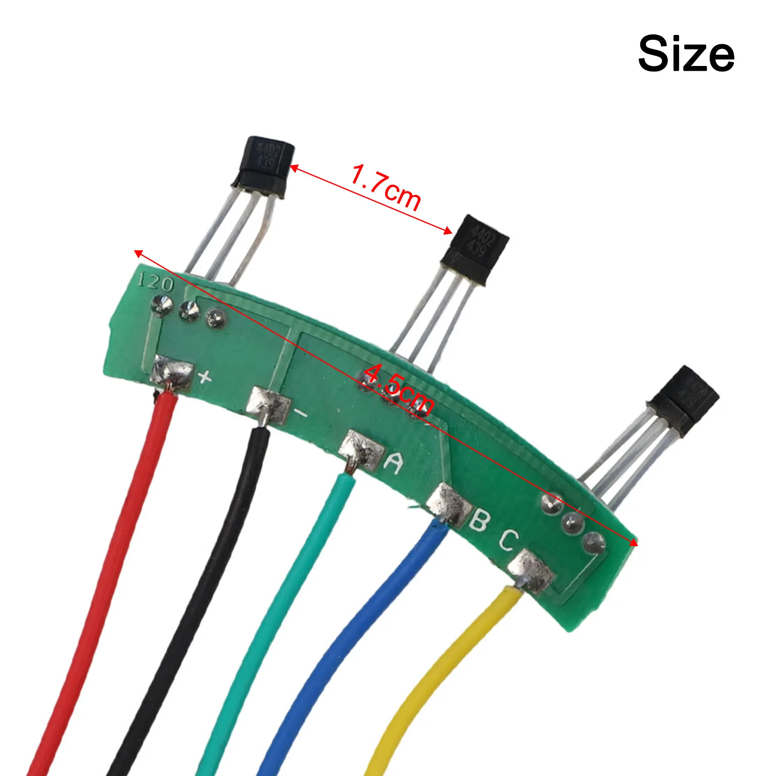 Sensore Hall Per Motore Di Bicicletta Elettrica &ndash; PCB Con Cavo, Modello 3144 3413