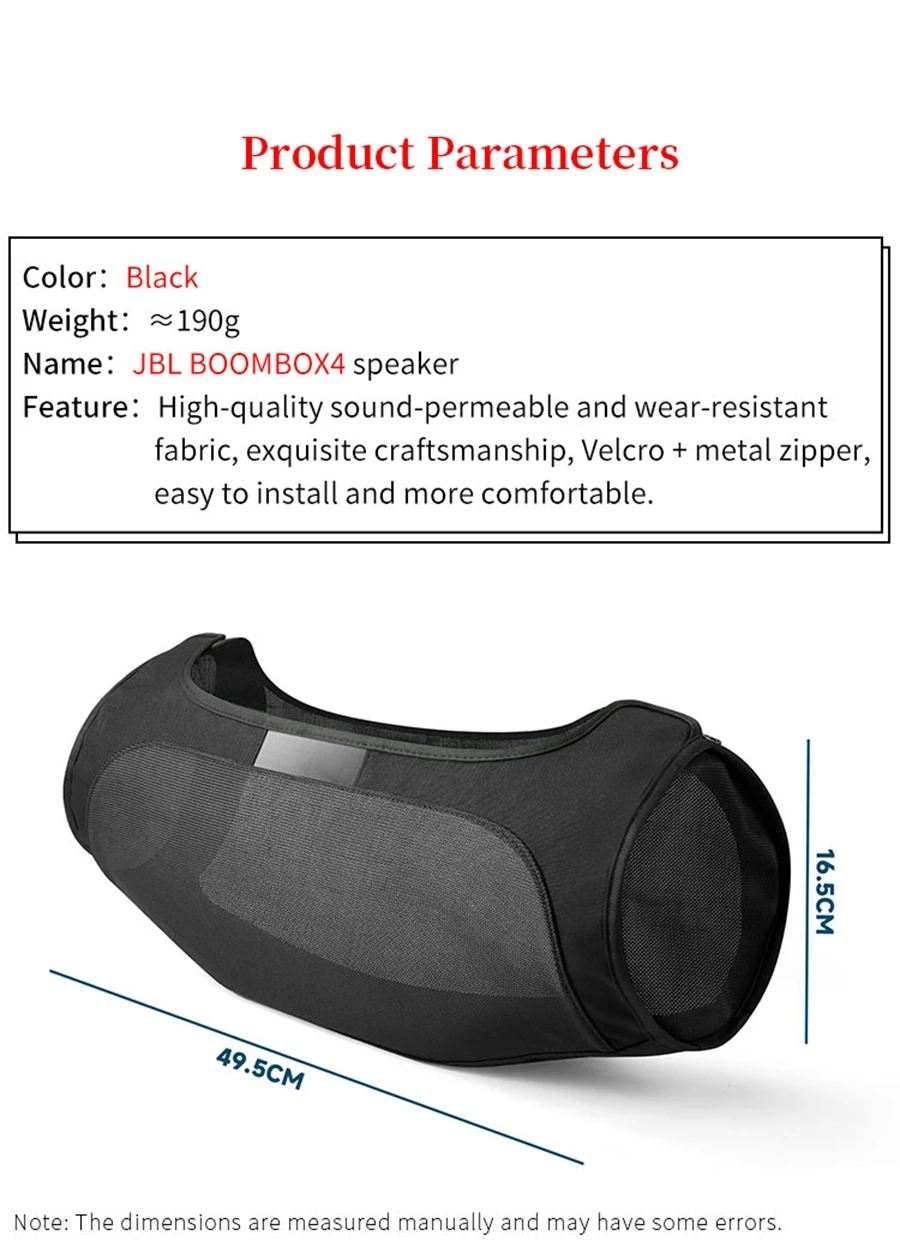 Quality Protective Cover for JBL BOOMBOX4 Speaker Dust Cover Boombox 4 Audio Dust-proof Cap Case