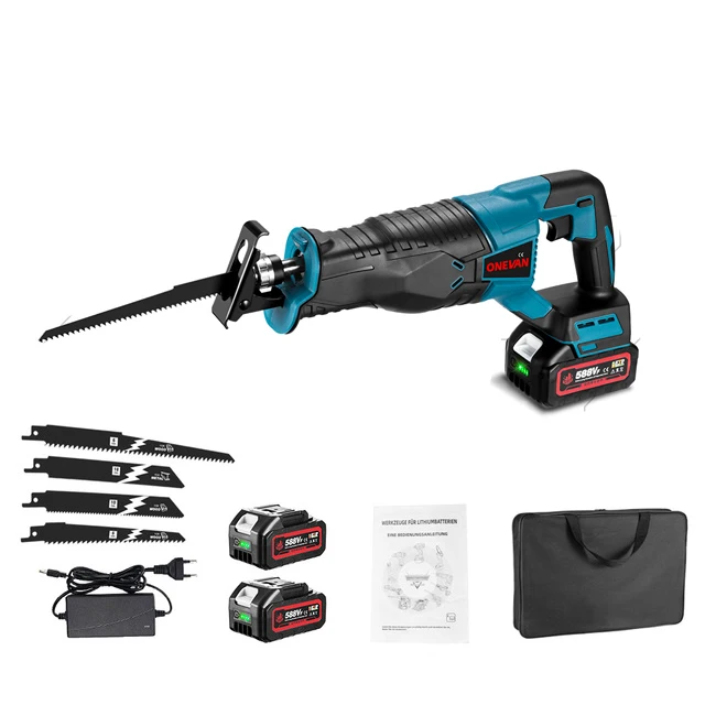 

1500W 10000SPM Electric Reciprocating Saw Chainsaw Saber Portable Cordless Power Tool For Makita 18v Battery