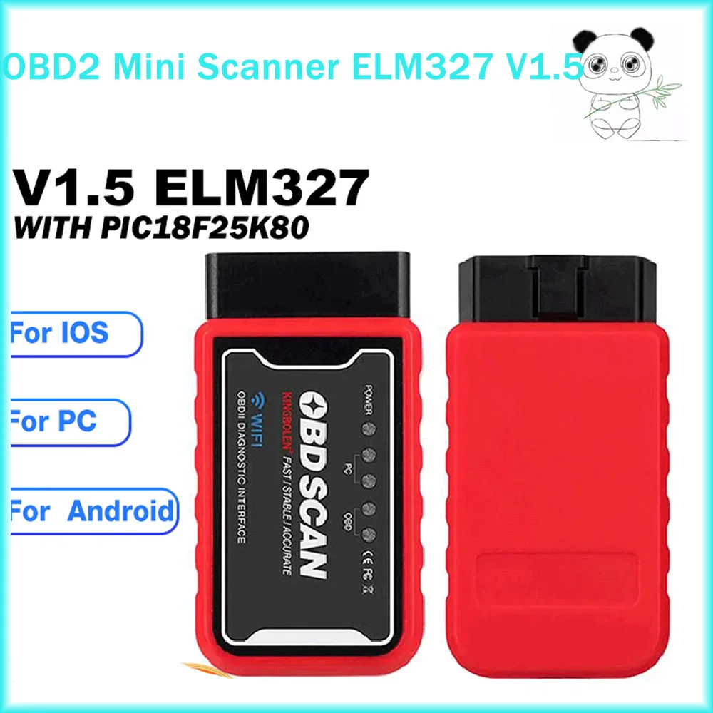 Obd2 Mini Scanner Elm327 V1.5 Pic18F25K80 Per Android Torque Bluetooth V2.1Lettore Di Codici Scanner Per Auto Strumento Diagnostico Automatico