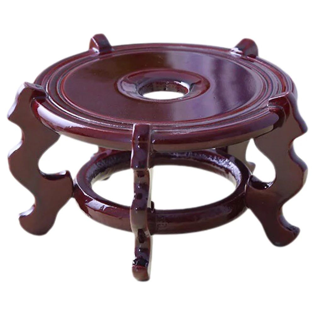 

Flower Pot Base Indoor Plant Rack Potted Riser Stand For Home Wooden Fish Tanks