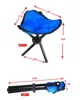 Portable 1PC Foldable Outdoor Triangle Beach Chairs Stool Lightweight Ultralight Camping Fishing Picnic Chair Multifunction 6