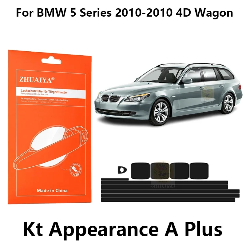 

Защитная пленка ZHUAIYA для красок дверной ручки, ТПУ PPF для BMW 5 серии 2010-2010 4D, автомобильные аксессуары