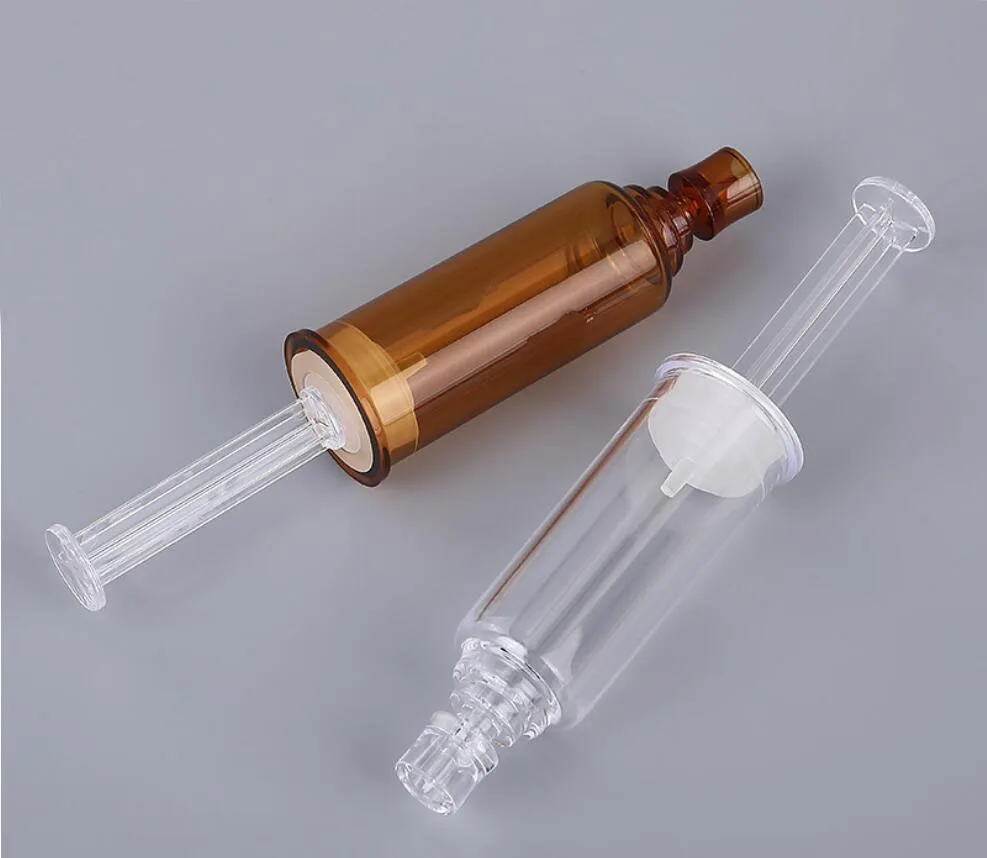 

5ml 10ml test airless lotion bottle syringe injection small serum essence spot removal liquid hyaluronic toner reagent