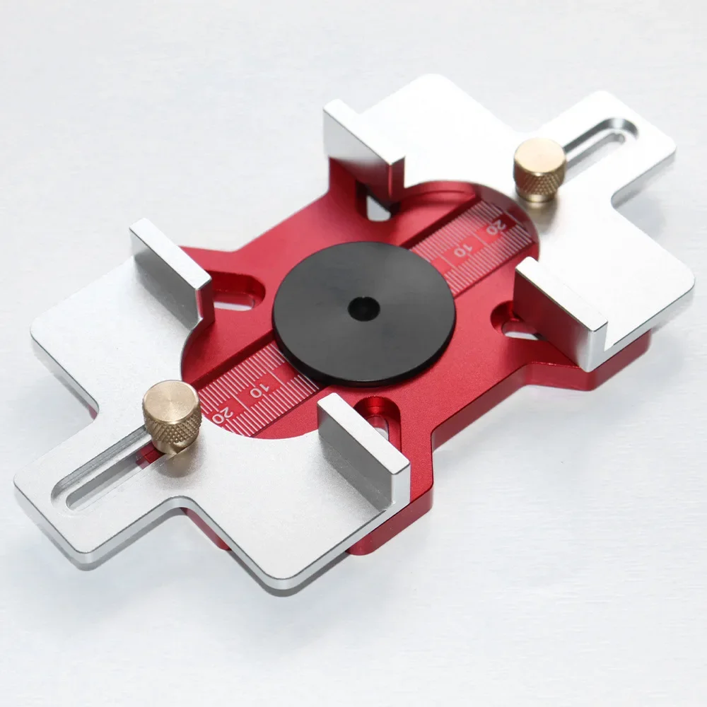 LTOOLS 2-in-1 Router Base Slotting Jig Invisible Fastener Mortising Tool