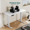 Adjustable Height Electric Sit Stand Up Down Computer Table, 40x24 Inch Ergonomic Rising, Computers Desks 6