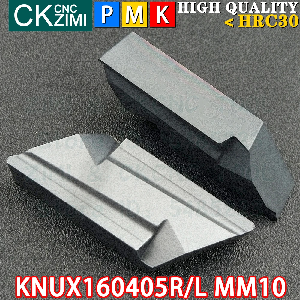 KNUX KNUX160405R MM10 KNUX160405L MM10 초경 인서트 선삭 인서트 절삭 공구 DKJNL DKJNR 용 KNUX1604 KNUX 1604 MM10 MM30 CNC 금속 선반 공구