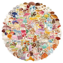 

10/30/50/100pcs Cute Mushroom Cartoon Stickers DIY Skateboard Guitar Luggage Laptop Graffiti Kawaii Sticker Decals for Kids Toy
