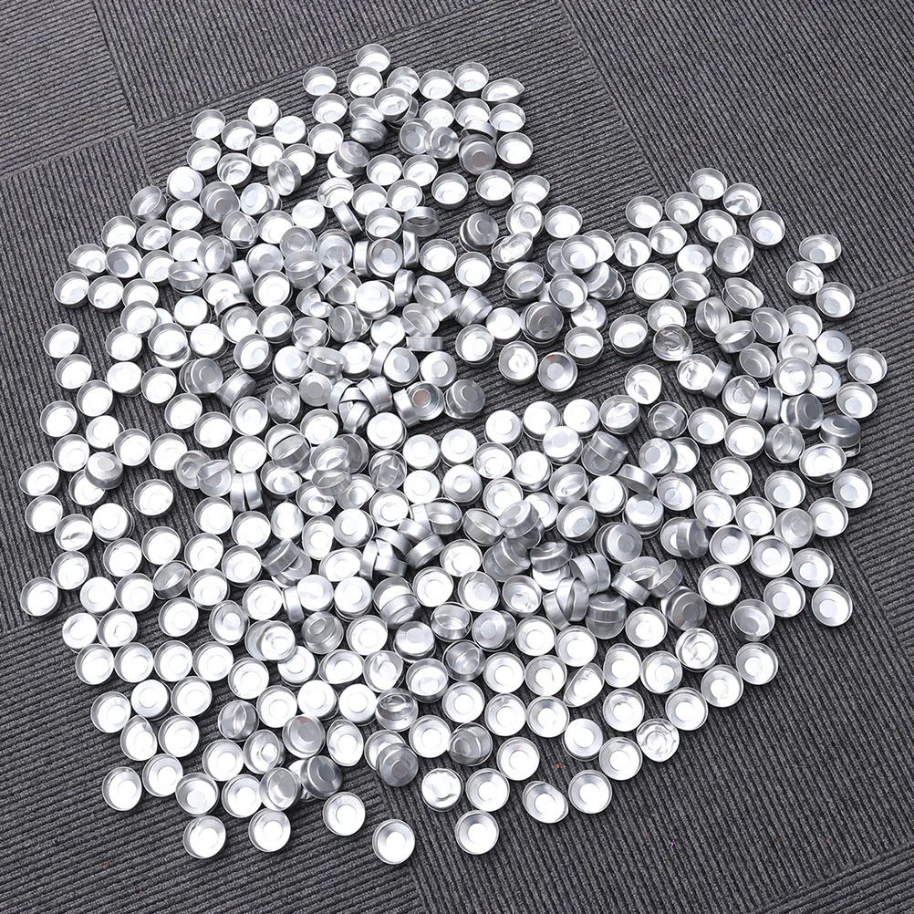 

200pcs Aluminum Tea Can Aluminum Tea Light Round Tin Tea Light Cups for Party Wedding Indoor Decoration ( Silver )