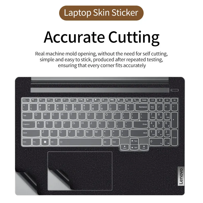 Laptop Adesivos para Lenovo Peles Monocromáticas Capa Material Pvc 2023 Ideapad Pro Slim 14 16 Polegadas Irh8 Abr8 Iah8 Irl8 - Imagem 5