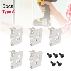 5pcs Electric Belt Clip Hook for Cordless Drills Impact Driver Bit Holder Hooks Clip Electric Dril Power Tools Accessories