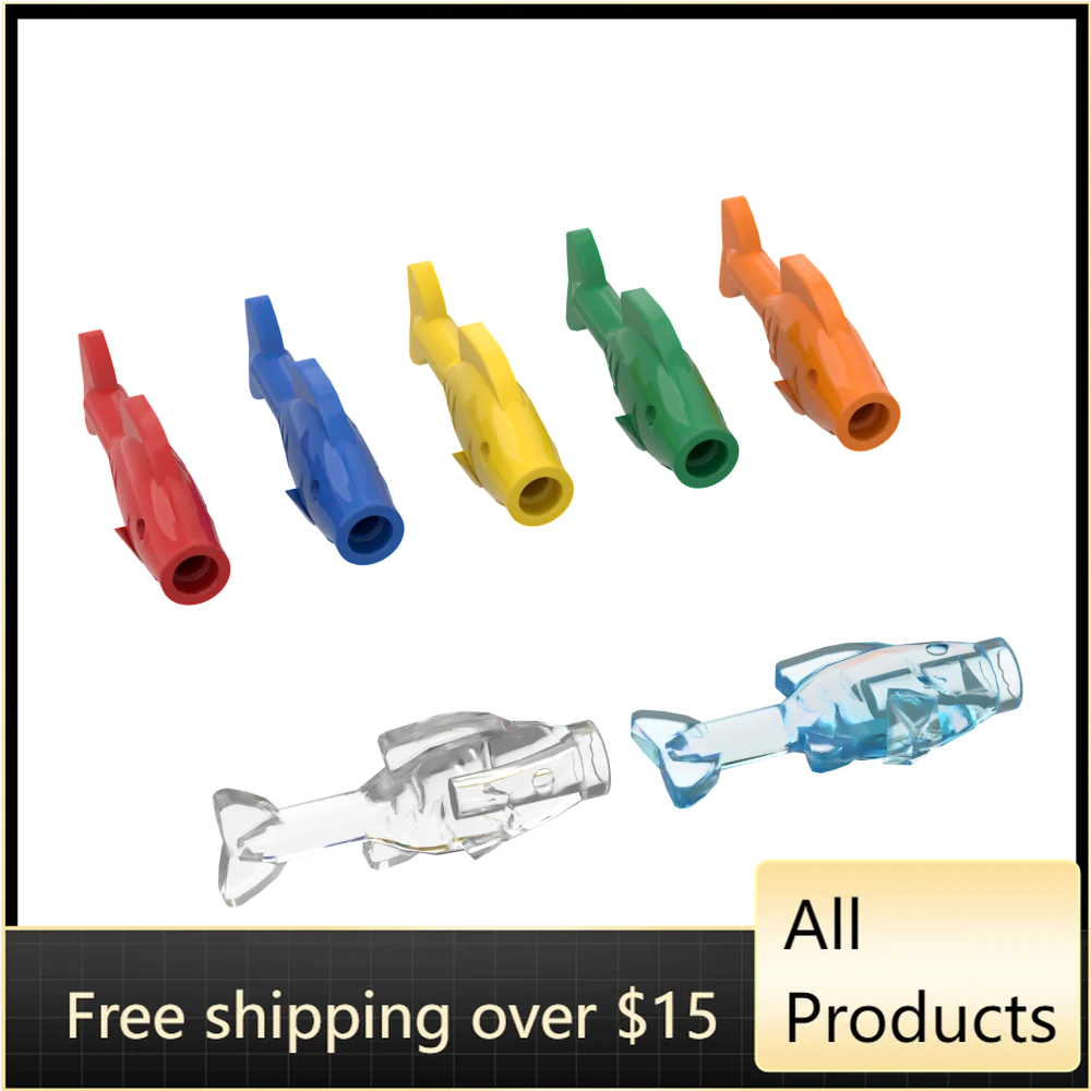 

10PCS High-Tech Assemble Particle 64648 Fish Building Blocks Kit Part Idea DIY Toys For Children Birthday Gifts