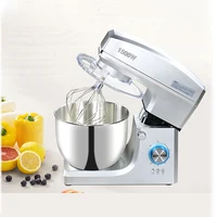 Commercial electric 7L Kitchen Food Stand Mixer Blender Cream Egg Whisk Cake Dough Kneader Bread Maker Stainless Steel Bowl 1