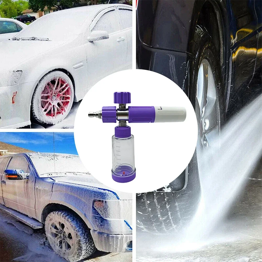 35ml/100ml Pressure Washer Gun Adjustable Car Wash Foam Sprayer Foam Spray Pot for Cleaning Cars SUVs