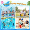 Reusable silicone magnetic water ball, quick water injection for outdoor water fights in summer, with random colors 2