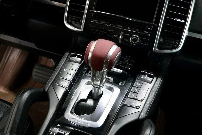 Automatic Gearbox Gear Shift Knob Lever Cayenne 2011-2017 Carbon Fiber Car Airc