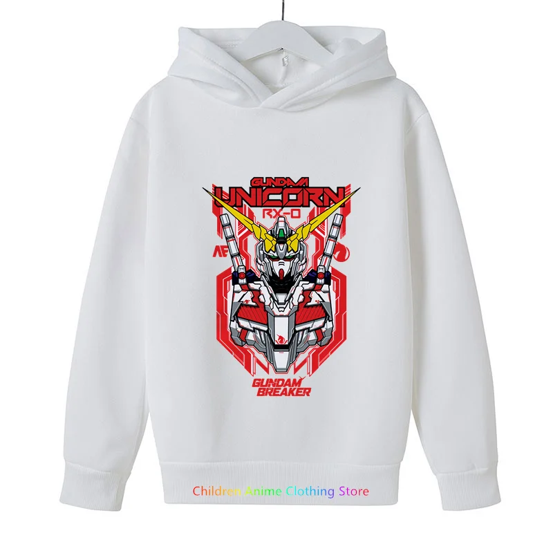 

Новинка 2023, худи Gundam, детская одежда, худи с длинным рукавом, для девочек