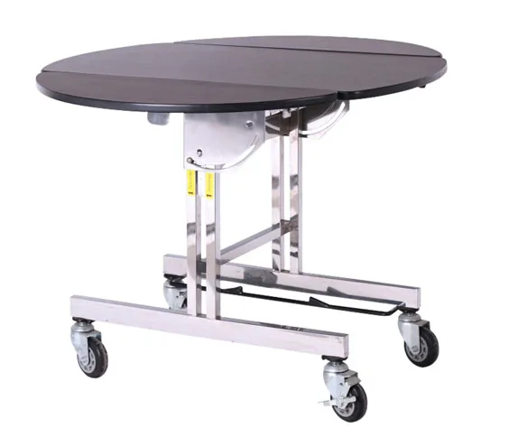Simple design folding table top room service trolley/hotel food service trolley/mobile food service trolley