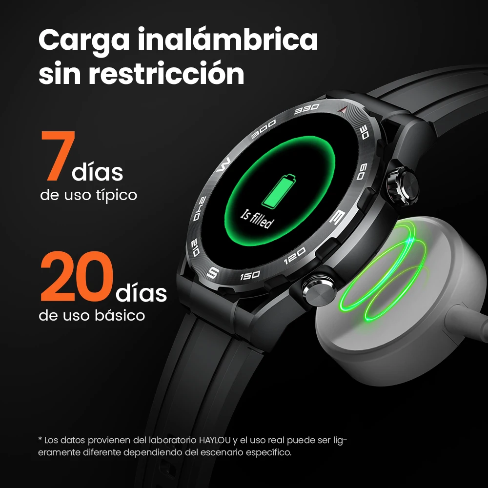 HAYLOU Watch R8 Reloj inteligente pantalla amoled de alta definición de 1,43 pulgadas reloj inteligente llamada Bluetooth y asistente de voz reloj resistente de clase multitary