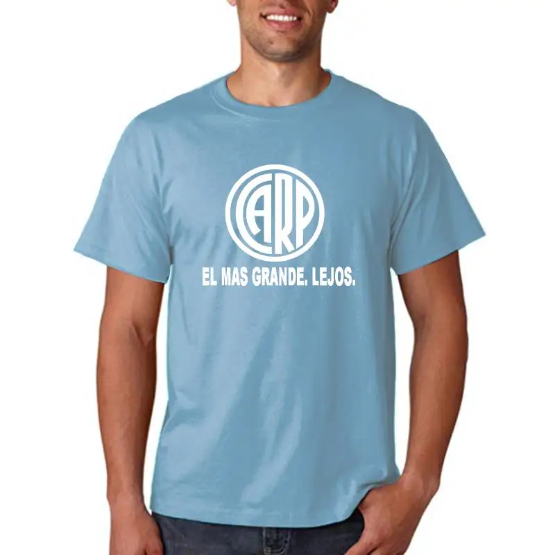 River Plate De Argentina Futbol Soccer T Shirt El Mas Grande Lejos Manica Corta Moda Estate Stampa Casual 010778