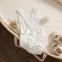 Ma & baby 0-3Y été nouveau-né infantile bébé garçon fille barboteuse décontracté sans manches combinaison globale enfant en bas âge bébé vêtements 6