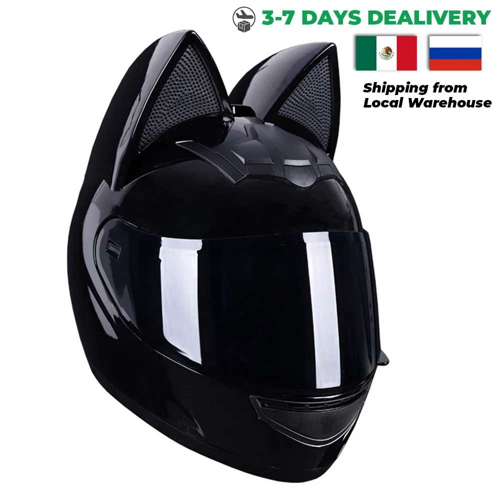 バイク フルフェイス ヘルメット 猫ヘル 猫耳 美品‼️10日まで バイク フルフェイス ヘルメット 猫ヘル 猫耳 美品‼️10日まで