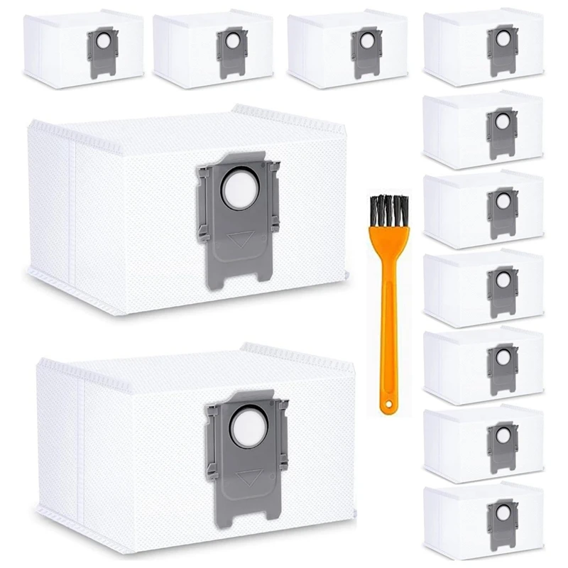 

12 упаковок, сменные мешки для пыли для Roborock S7 Maxv Ultra /S7 Pro Ultra /Q7 Max + /Q7 Max + Plus /Q7 Max /Q5 + вакуумные мешки