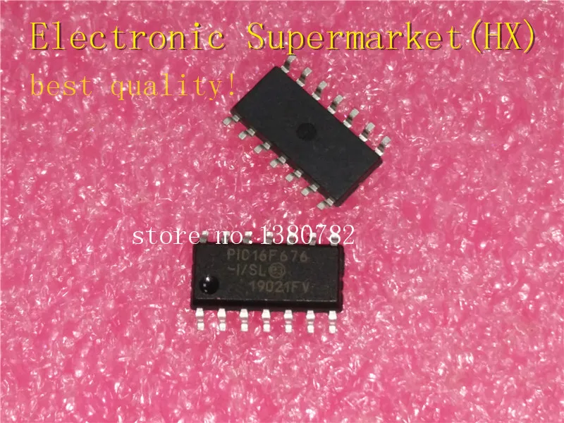 

Free Shipping 10pcs-100pcs PIC16F676-I/SL SOP-14 IC In stock!