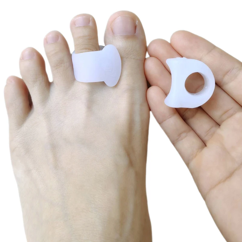 

1Pair Gel Silicone Pedicure Hallux Valgus Corrector Bunion Guard Straightener Hammer Toe Separator Orthotics Foot Care Tool