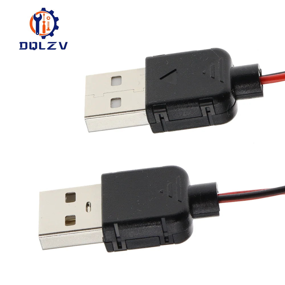 Description Picture 6 of item60CM Alligator Test Cilp To USB Male Female Connector Adapter Crocodile Test Clamp Clip Power Cable