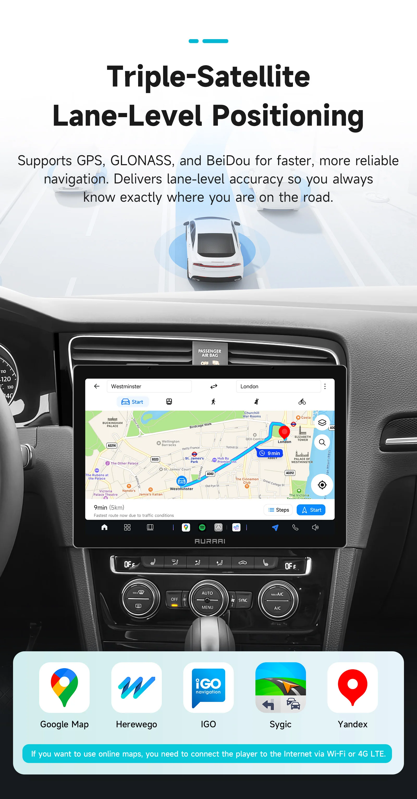 8 + 256G Carplay Android Auto radio Autoradio Für VW Golf 7 2013 - 2016 2017 multimedia-player 2K Intelligente Bildschirm ADAS 360 Cam – Detail 24