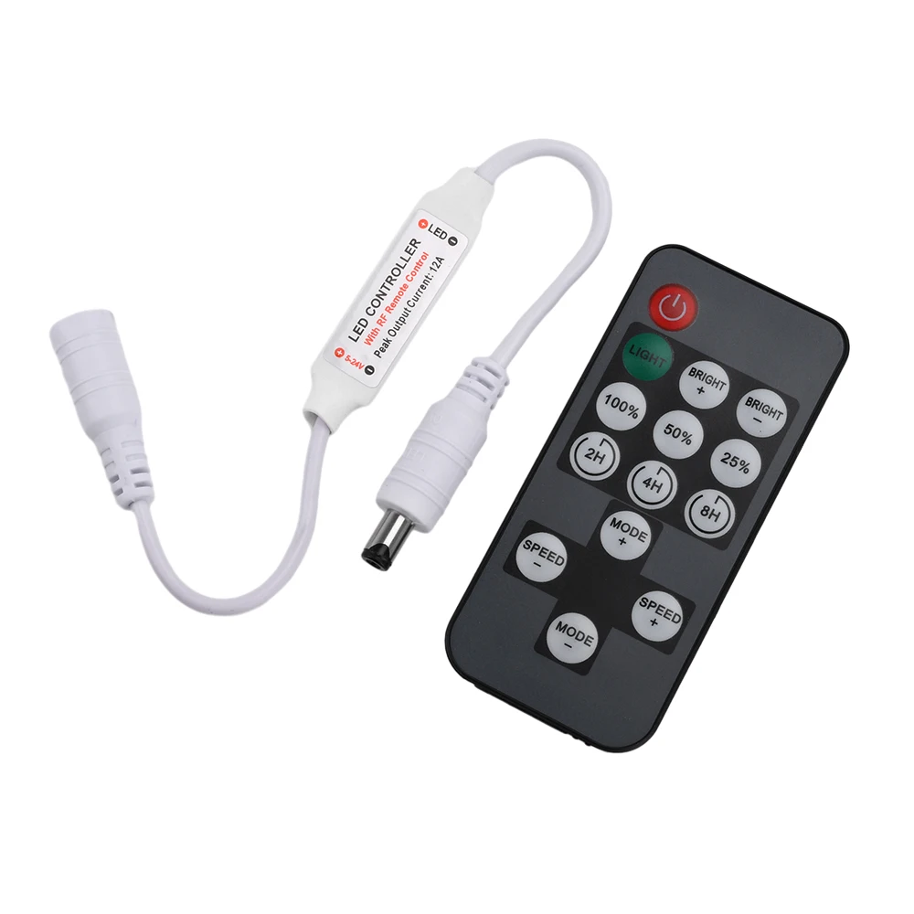 5-12V 14 Keys LED Module Controller Intelligent Head Rf Timer 7 Color Rgb Running Light Strip Controller Led Dimmer led display controller