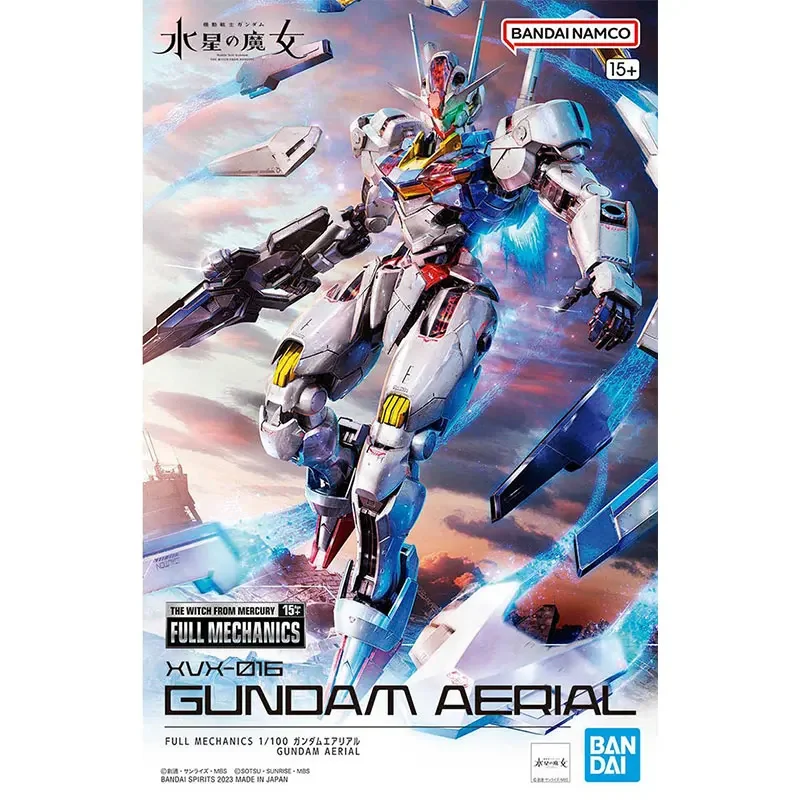 

In Stock Bandai Anime FM1/100 Gundam Aerial Genuine Original Figure Model Action Figures Collection Birthday Gift Toys for Boys