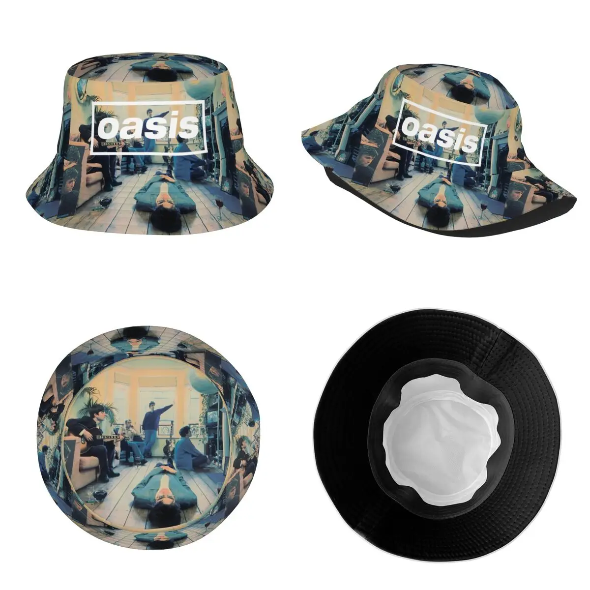 Bucket Hat Fisherman Hat Rock Band British Music Albums Beach Vacation Headwear