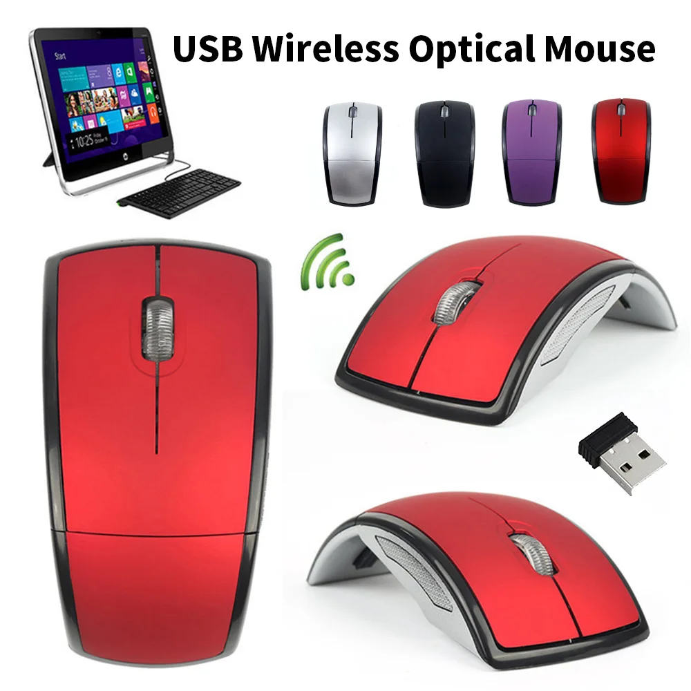 best wireless mouse Wireless Mouse Computer Mouse Foldable Folding Optical Mice Bluetooth Mouse for Laptop Computer PC 2.4 GHz Wireless Mouse wired gaming mouse