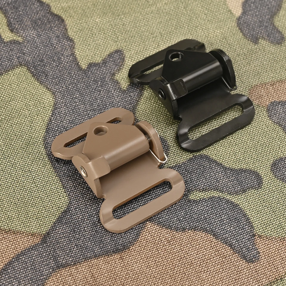2 Pezzi Fibbia A Camma Sgancio Rapido 25mm – Molla Dentata Regolabile, Per Cinghie E Tessuti