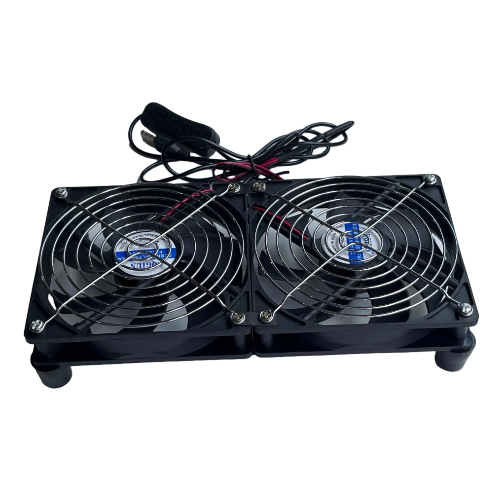 5V USB Router Fan 8cm 12cm DIY TV Box Ball/Sleeve Cooler Desktop Cooling Fan Wind USB Cooling TV Box