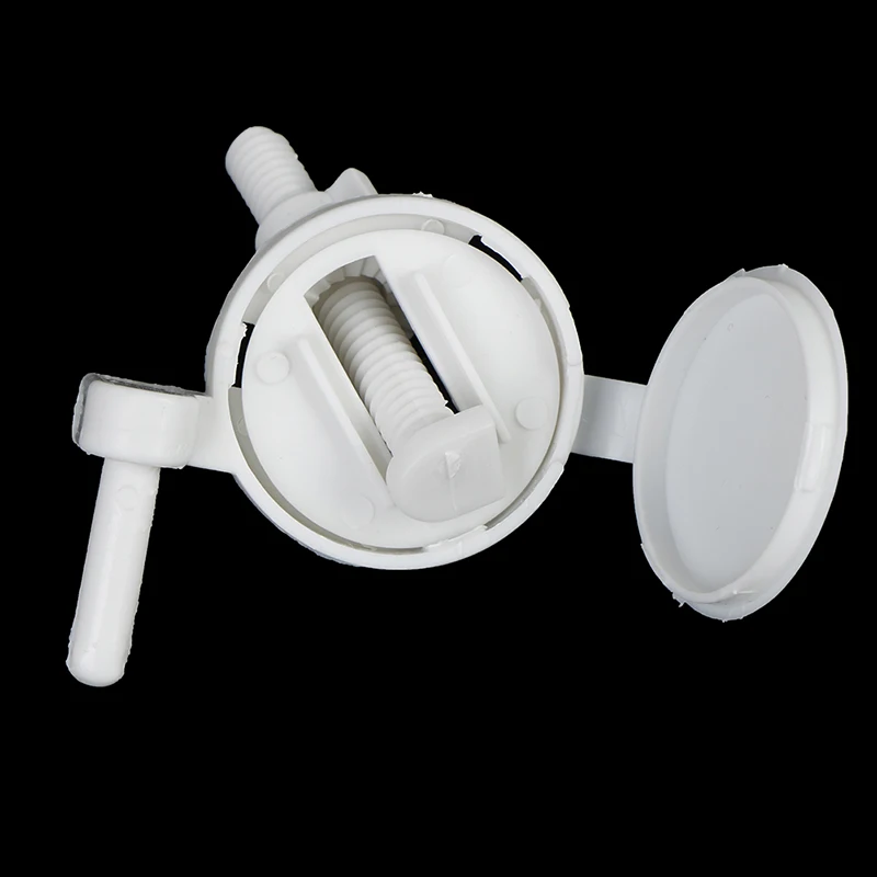 1set/2Pcs Plastic Toilet Seat Screws Fixings for Toilet Seats Hinges Repair Tools toilet seat accessories toilet hinge replacement