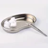 3Pcs/Set Stainless Steel Kidney Shaped Sterilized Tray Jar Pot Container Bottle Tweezers Surgical Cosmetic Tattoo Accesory 2